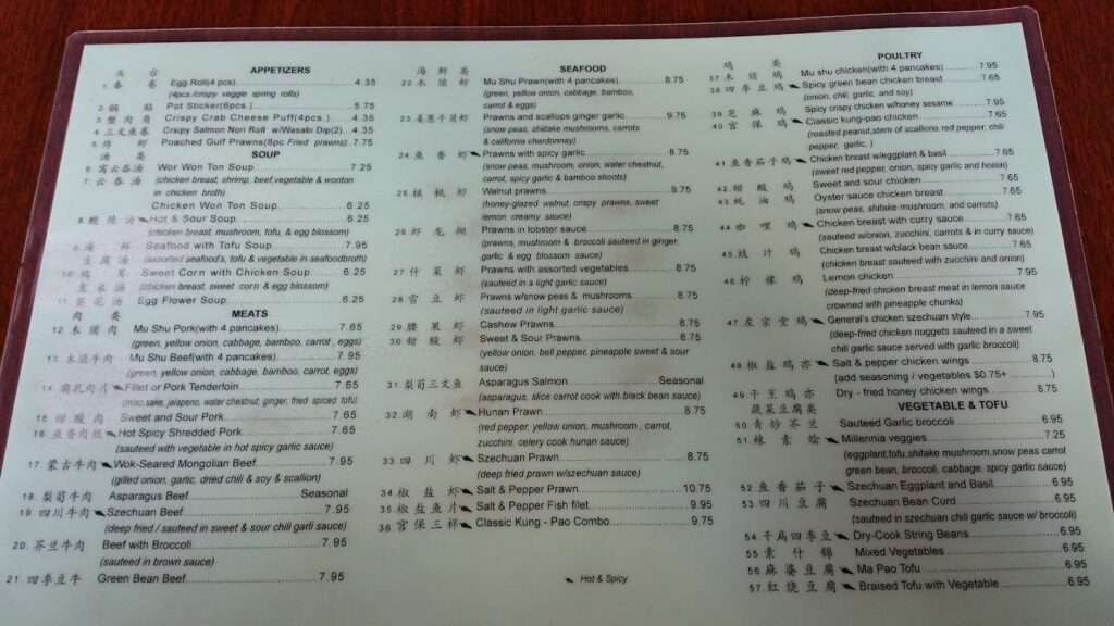 Little Namking Chinese Food menu 6